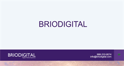 Desktop Screenshot of briodigital.com